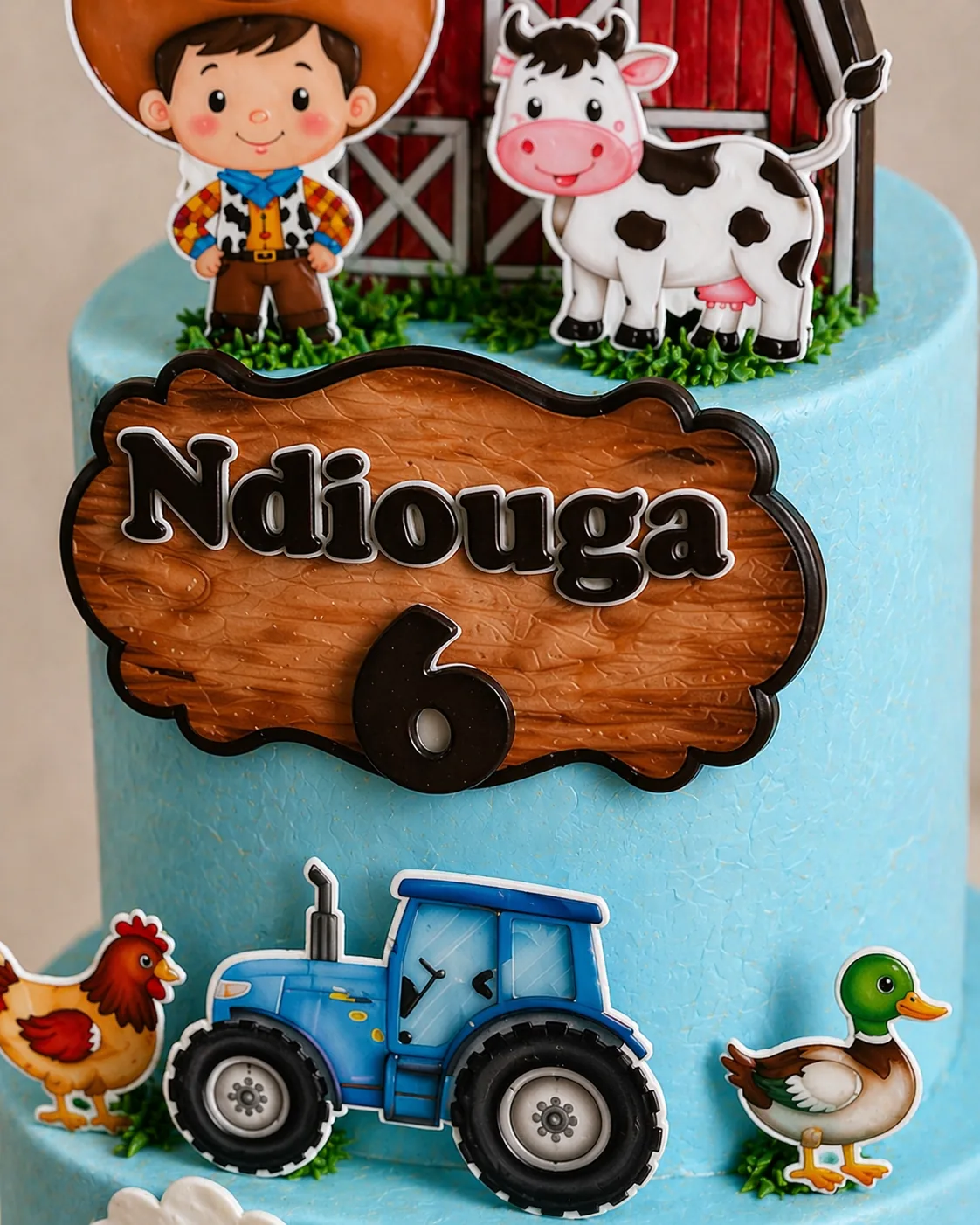 Animal Farm Cake, Detail view
